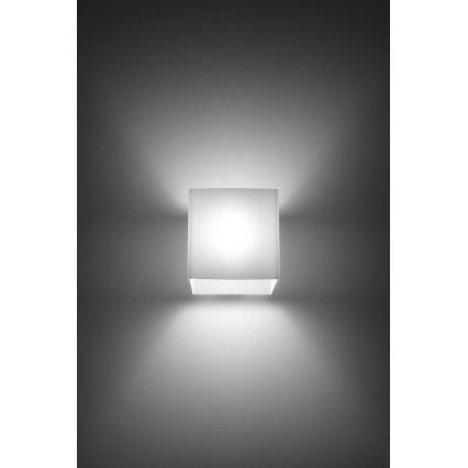 Foco de parede RICO 1xG9/40W/230V copo/branco