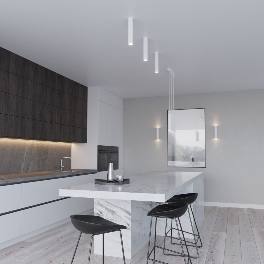 Candeeiro suspenso LAGOS 2 2xGU10/10W/230V branco