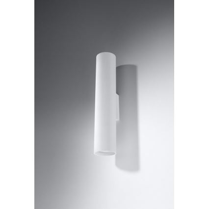 Iluminação de parede LAGOS 2xGU10/10W/230V branco