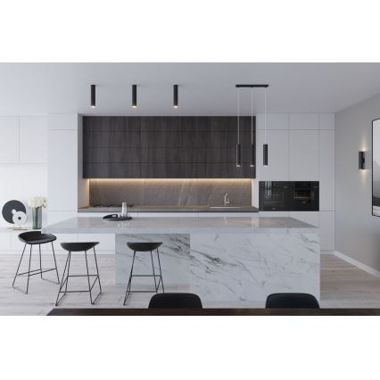 Candeeiro suspenso LAGOS 1 1xGU10/10W/230V preto