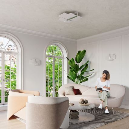 Iluminação de parede CELIA 2xG9/40W/230V cromado brilhante/branco