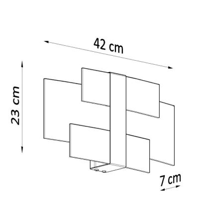 Iluminação de parede CELIA 2xG9/40W/230V cromado brilhante/branco