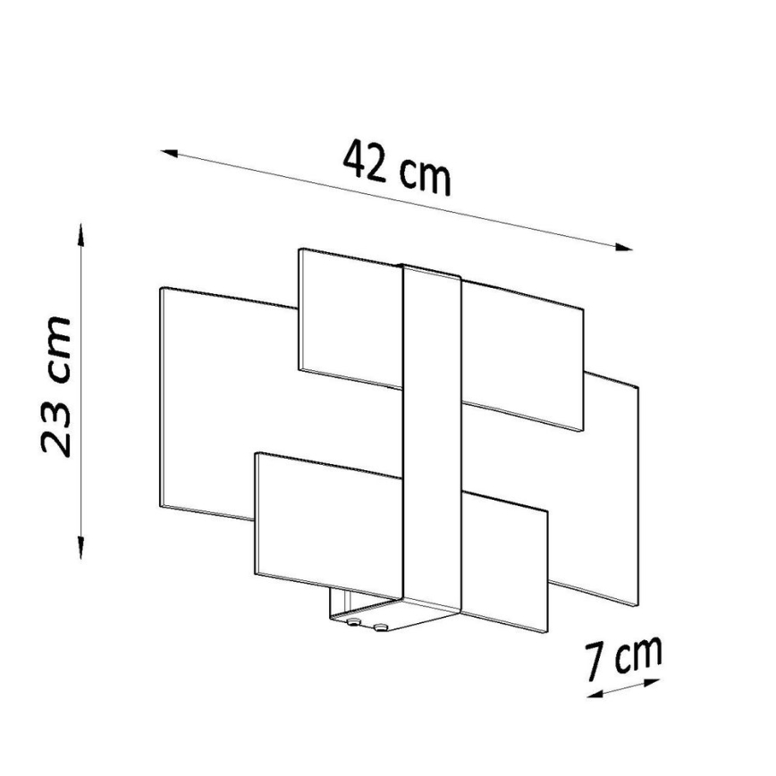 Iluminação de parede CELIA 2xG9/40W/230V cromado brilhante/branco