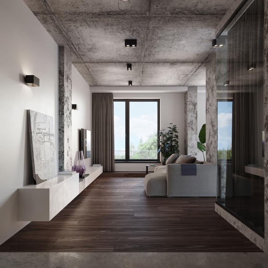 Foco QUAD 2xGU10/40W/230V