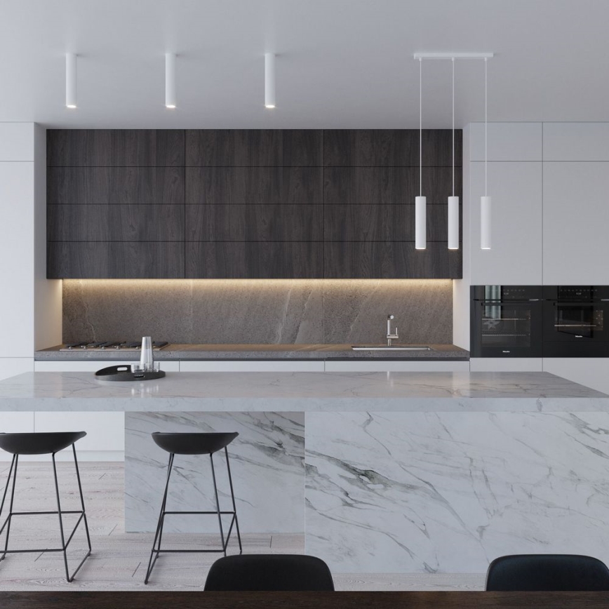 Foco LAGOS 1xGU10/10W/230V 30 cm branco