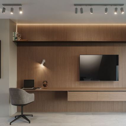 Foco de parede RING 1xGU10/10W/230V