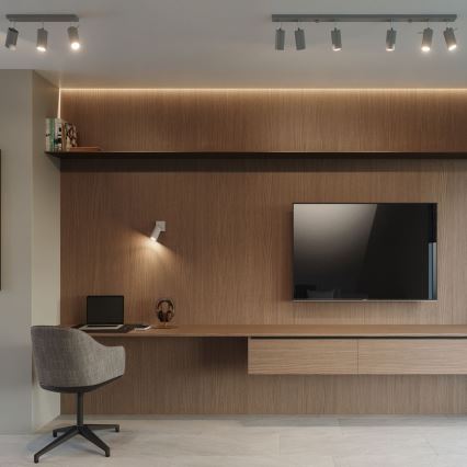 Foco de teto RING 2xGU10/10W/230V