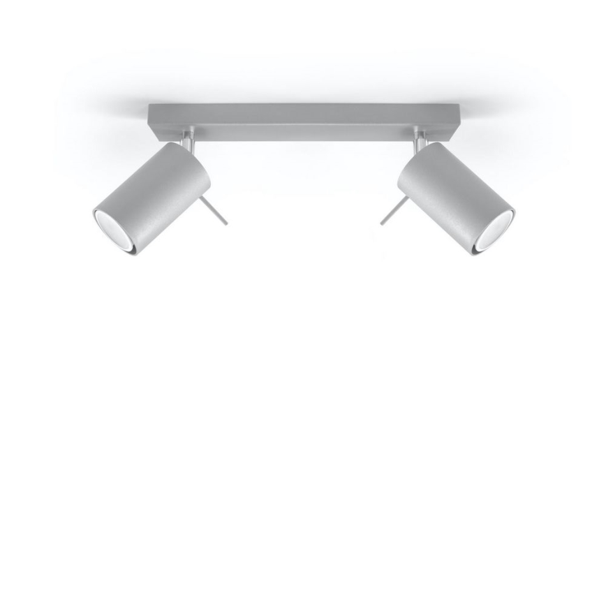 Foco de teto RING 2xGU10/10W/230V