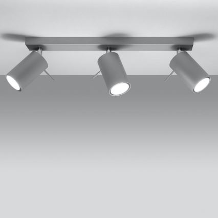 Foco de teto RING 3xGU10/10W/230V