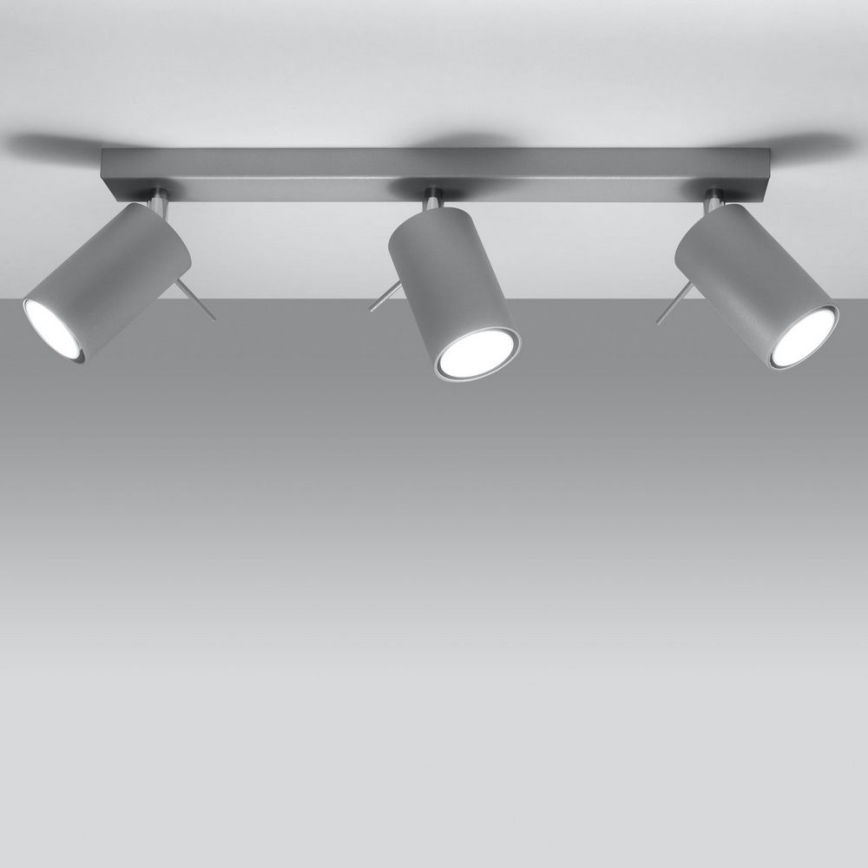 Foco de teto RING 3xGU10/10W/230V