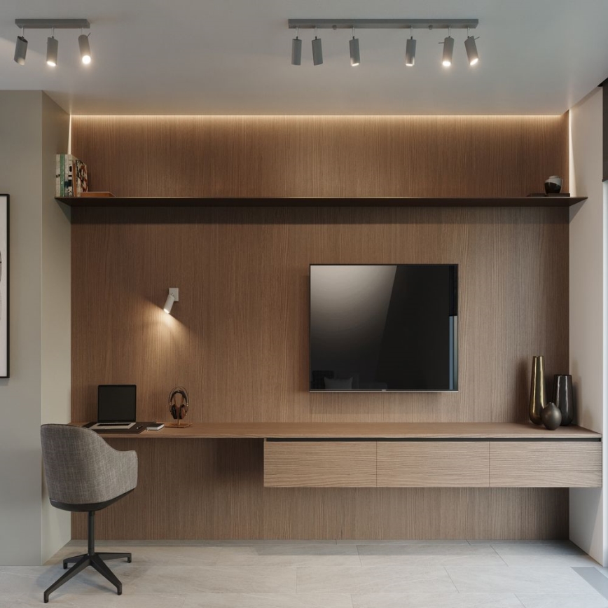 Foco de teto RING 4xGU10/10W/230V