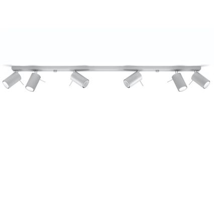 Foco de teto RING 6xGU10/10W/230V