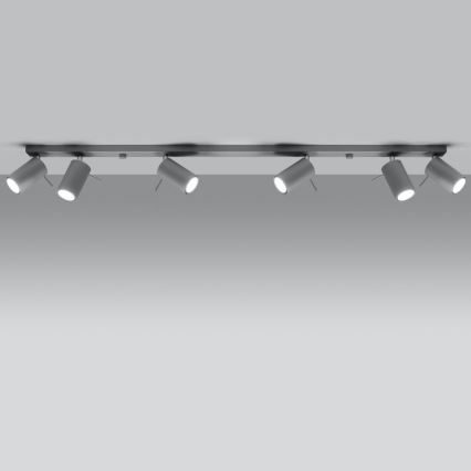 Foco de teto RING 6xGU10/10W/230V