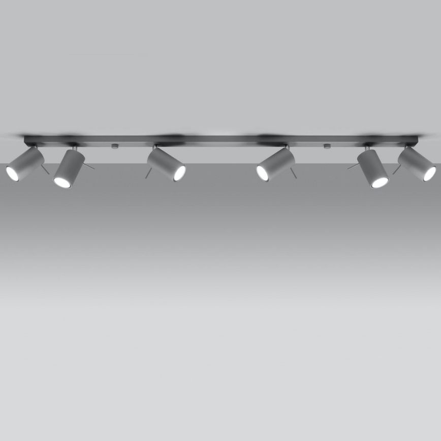 Foco de teto RING 6xGU10/10W/230V