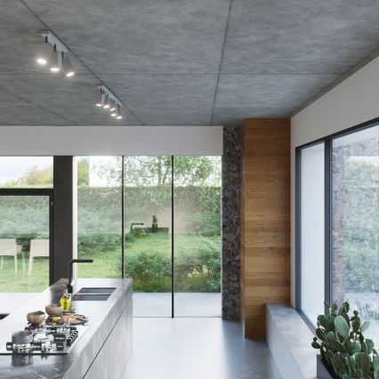 Foco de parede MERIDA 1xGU10/40W/230V cinzento