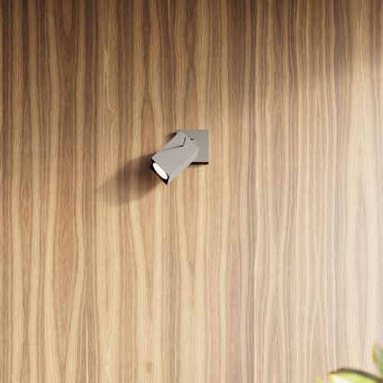 Foco de parede MERIDA 1xGU10/40W/230V cinzento