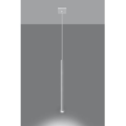 Candelabro suspenso PASTELO 1xG9/8W/230V branco