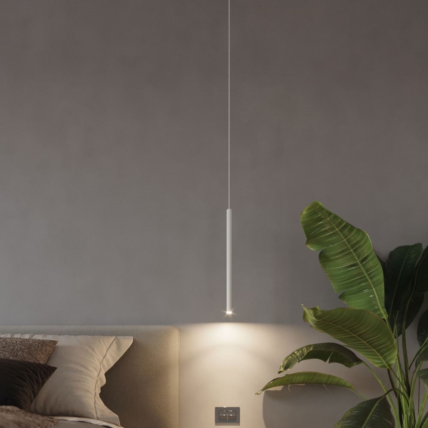 Candelabro suspenso PASTELO 5xG9/8W/230V branco