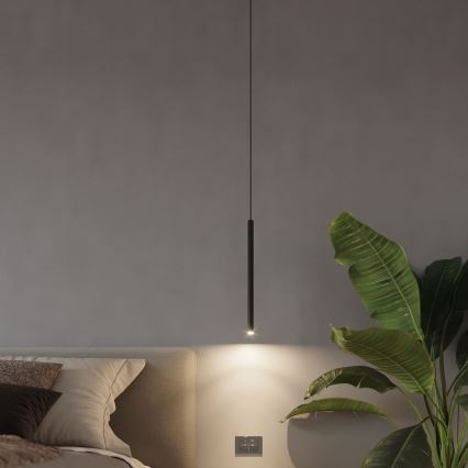 Candelabro suspenso PASTELO 1xG9/8W/230V preto