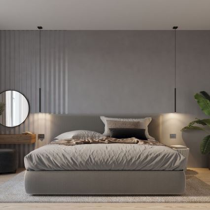 Candelabro suspenso PASTELO 1xG9/8W/230V preto