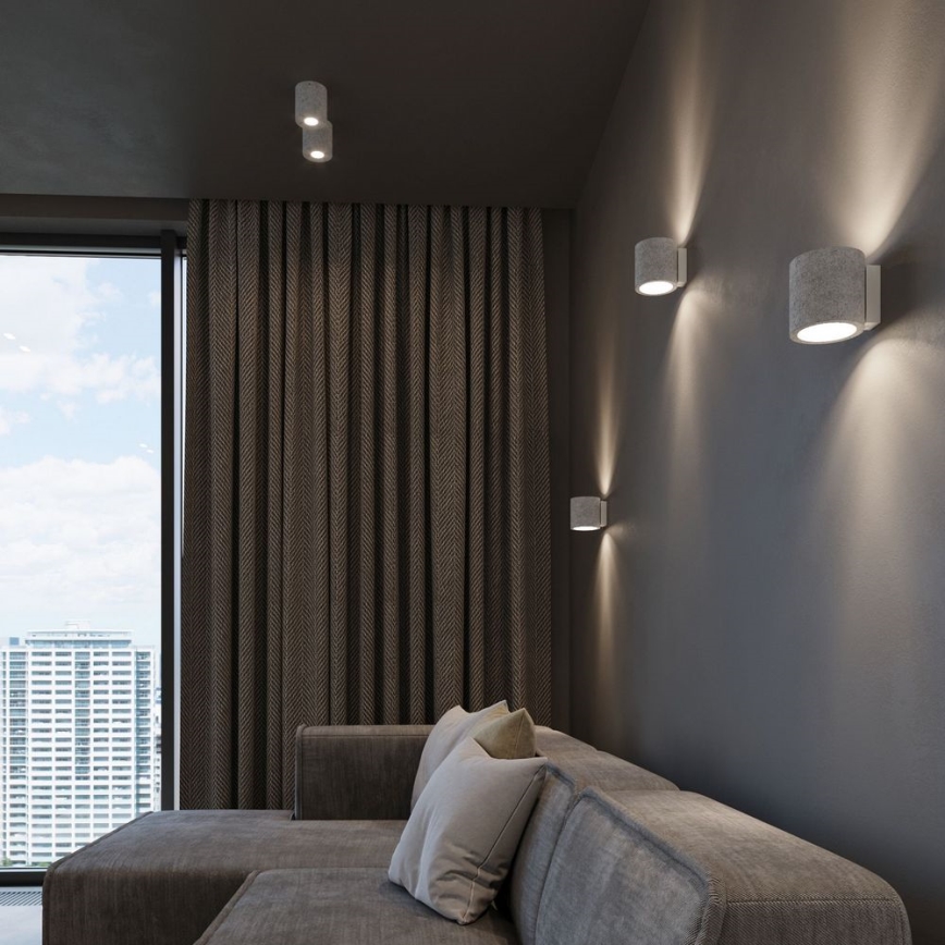 Foco ORBIS 1xGU10/10W/230V betão