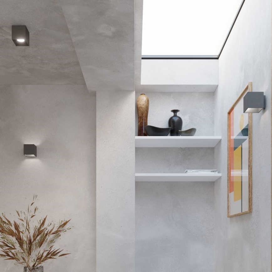 Foco de parede QUAD 1 1xG9/8W/230V antracite