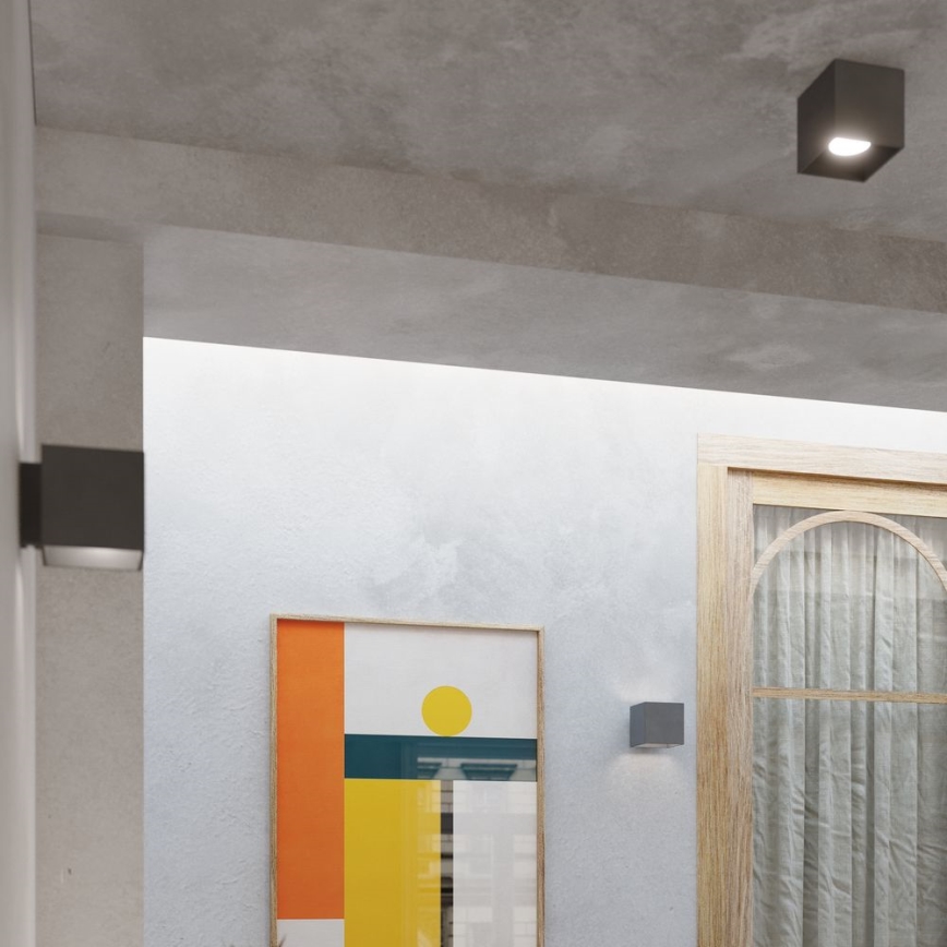 Foco QUAD 1 1xGU10/10W/230V antracite