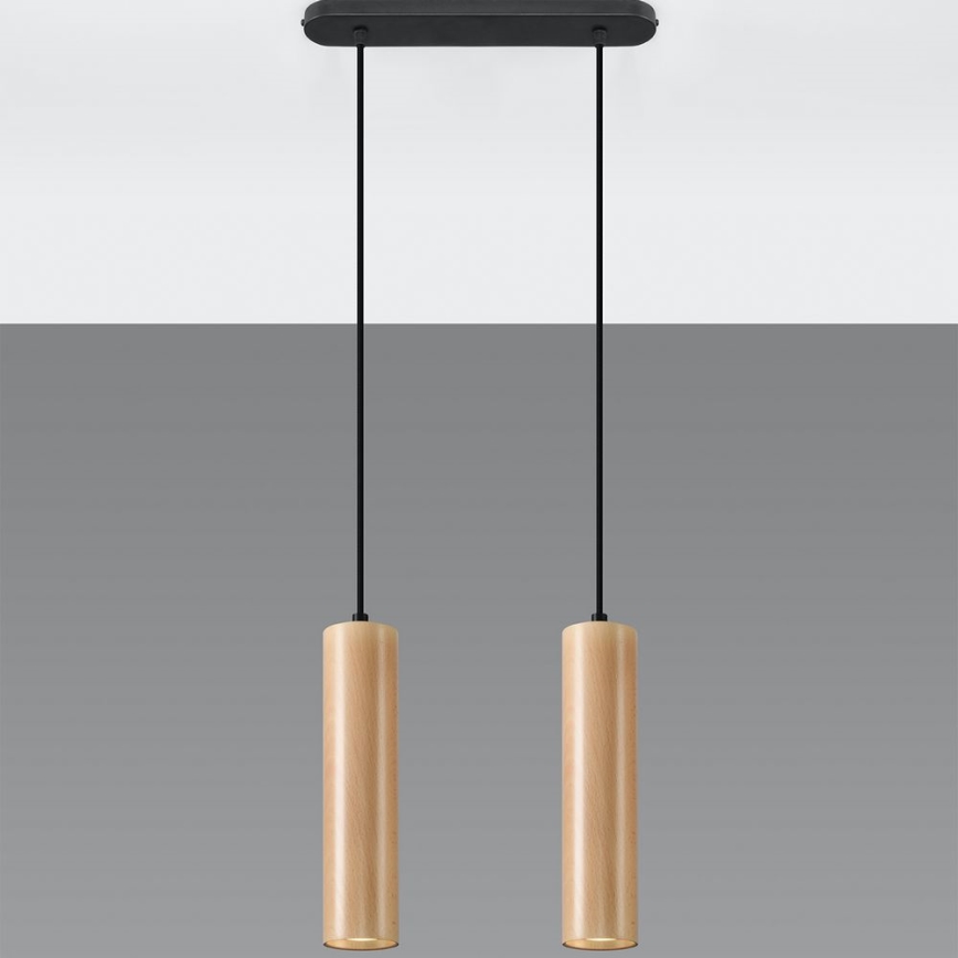 Candelabro suspenso LINO 2xGU10/40W/230V faia