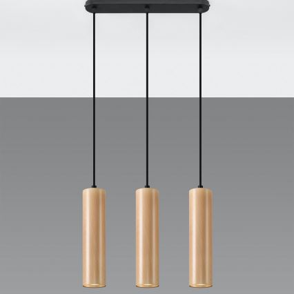 Candelabro suspenso LINO 3xGU10/40W/230V faia