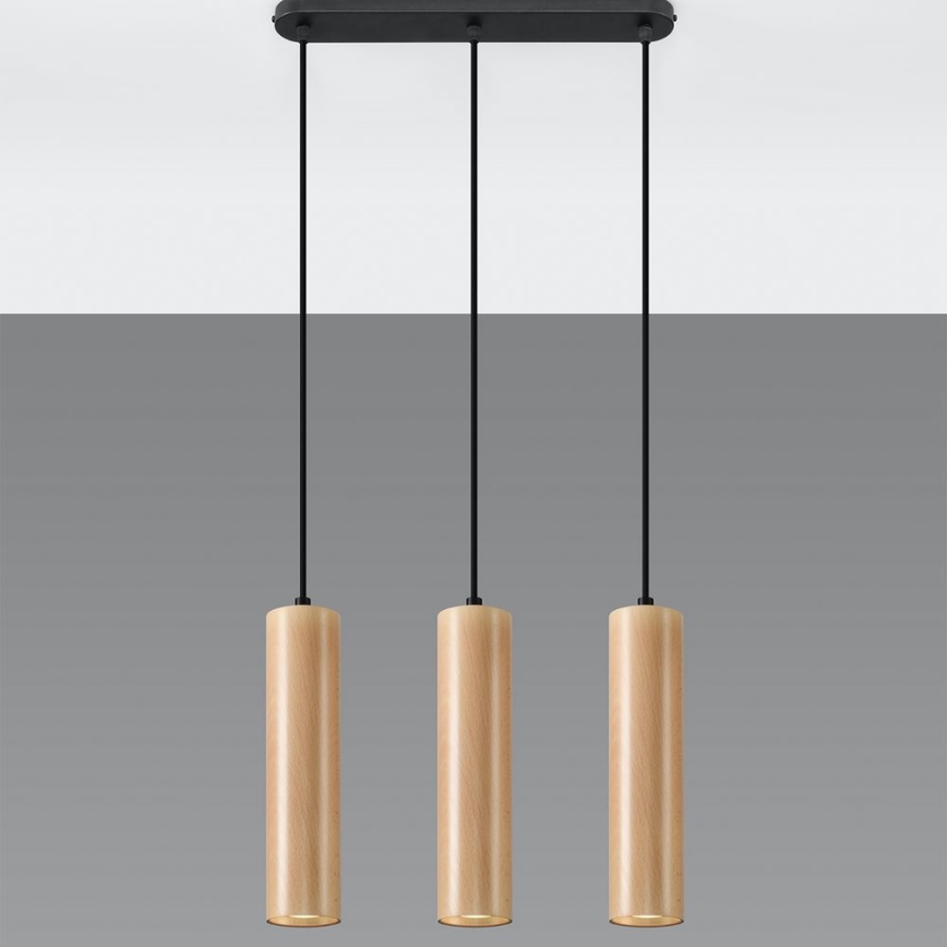 Candelabro suspenso LINO 3xGU10/40W/230V faia