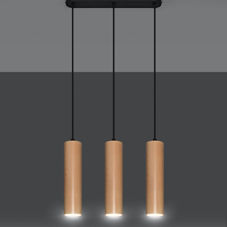 Candelabro suspenso LINO 3xGU10/40W/230V faia