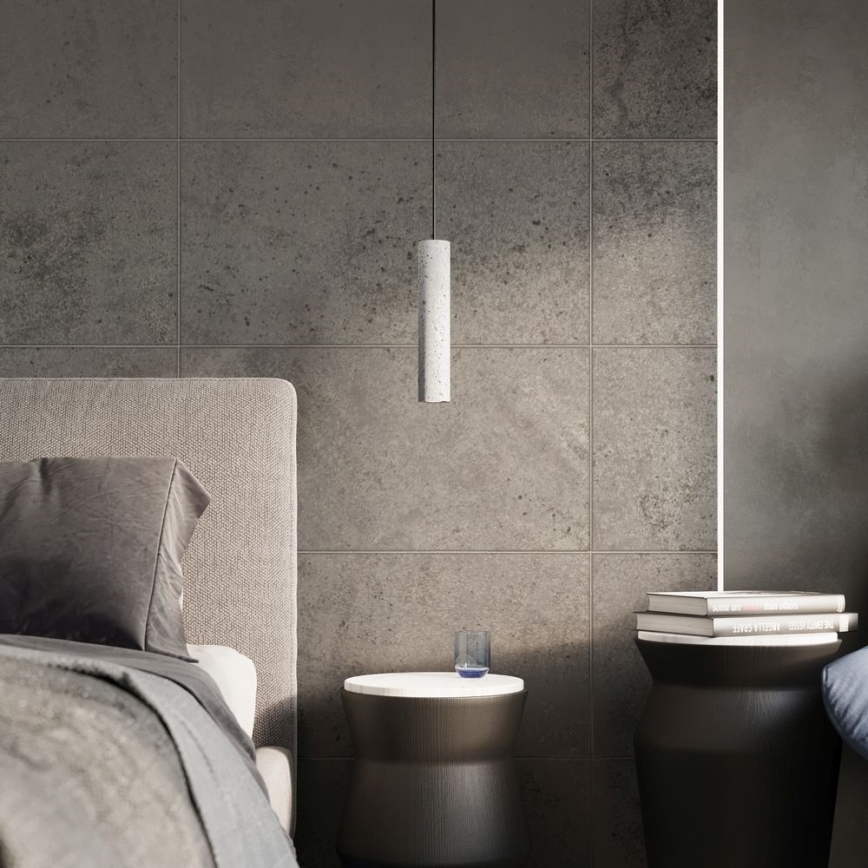 Candelabro suspenso LUVO 2xGU10/40W/230V betão/preto