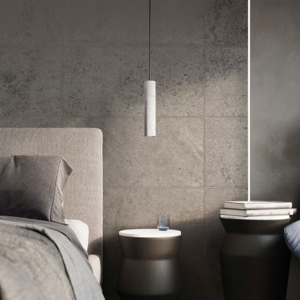 Candelabro suspenso LUVO 3xGU10/40W/230V betão/preto