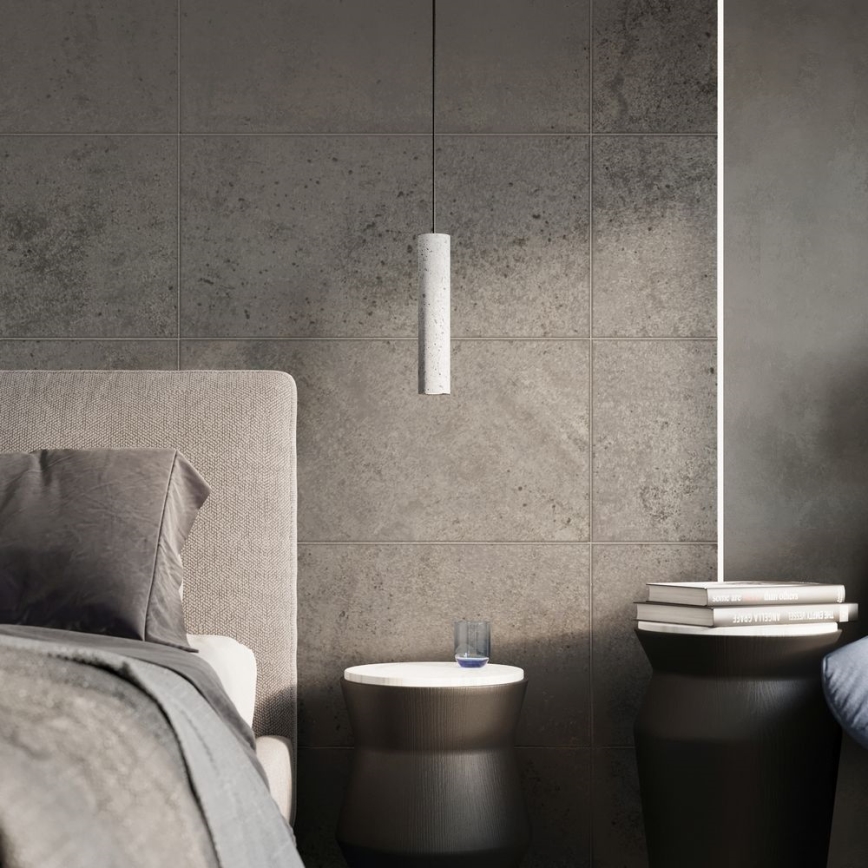 Candelabro suspenso LUVO 3xGU10/40W/230V betão/preto