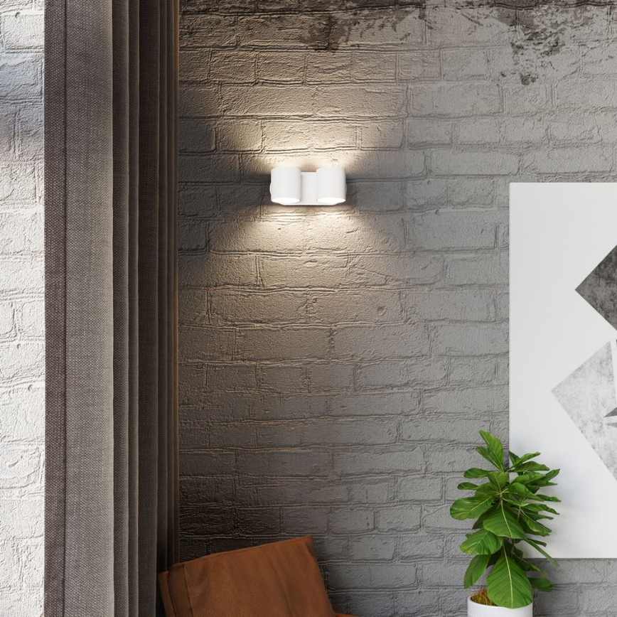 Foco de parede ORBIS 2xG9/40W/230V branco