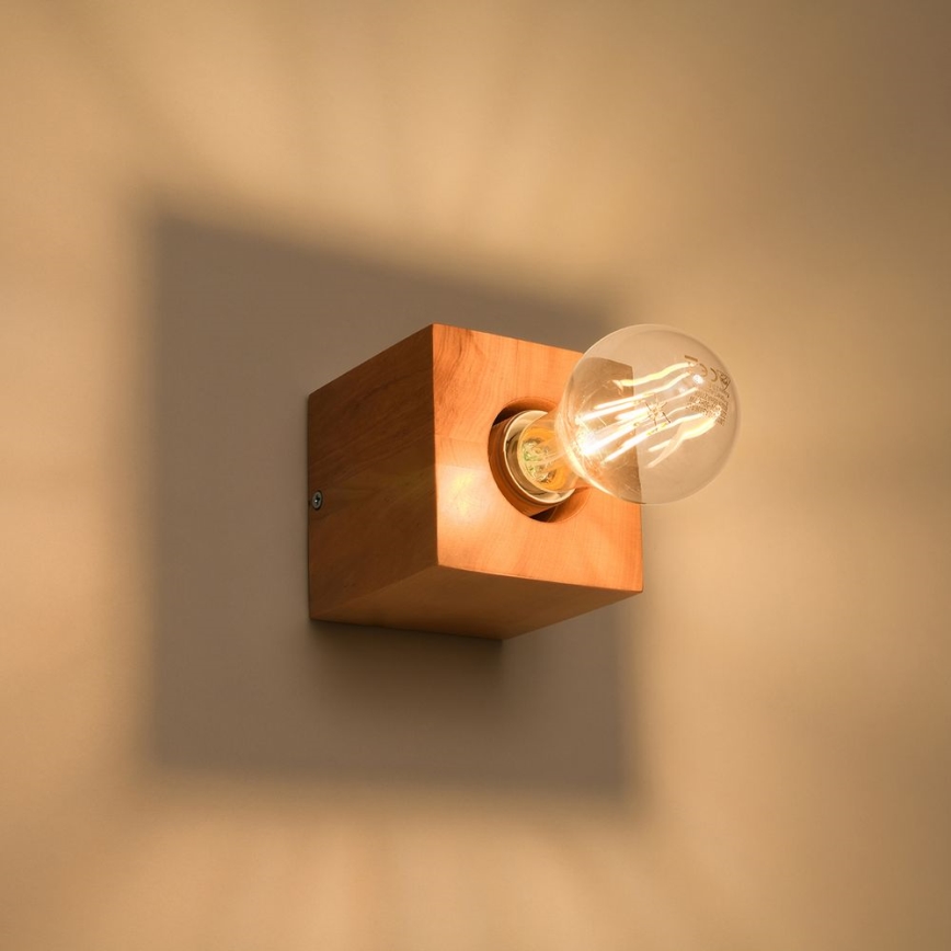 Iluminação de parede ABEL 1xE27/15W/230V faia