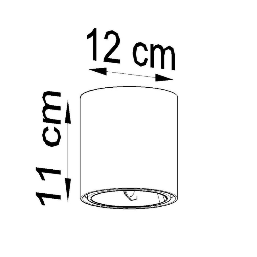 Foco TIUBE1xGU10-AR111/10W/230V