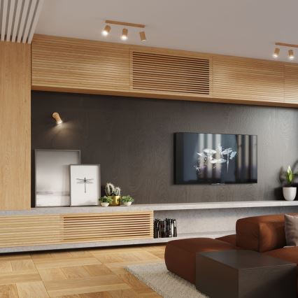 Foco de parede BERGE 1xGU10/40W/230V faia