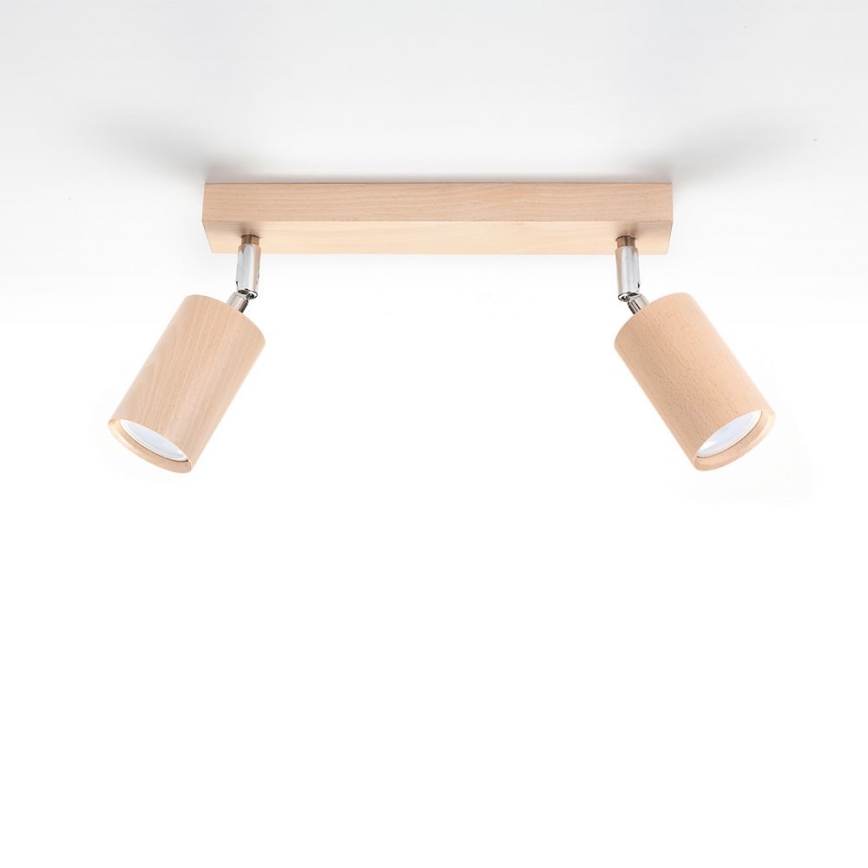 Foco BERGE 2xGU10/40W/230V faia