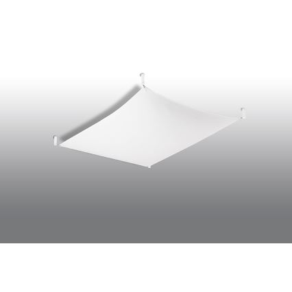 Luminária de teto LED LUNA 2xG13/8,5W/230V 80x105 cm branca