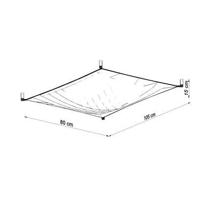 Candeeiro de teto LED LUNA 2xG13/8,5W/230V 8x10,5 cm branco