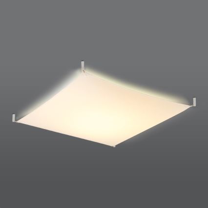 Luminária de teto LED LUNA 4xG13/8,5W/230V 105x105 cm branca