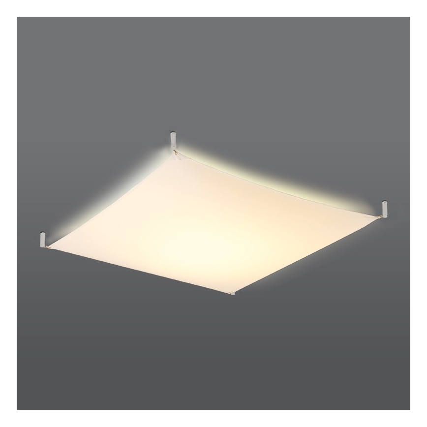 Luminária de teto LED LUNA 4xG13/8,5W/230V 105x105 cm branca