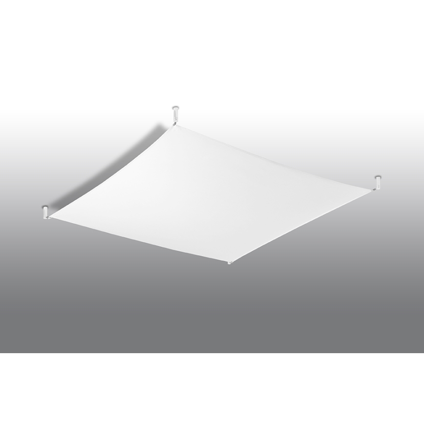 Candeeiro de teto LED LUNA 6xG13/8,5W/230V 14x14 cm branco