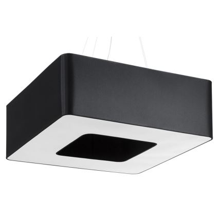 Candelabro suspenso URANO 8xE27/60W/230V 60 cm preto