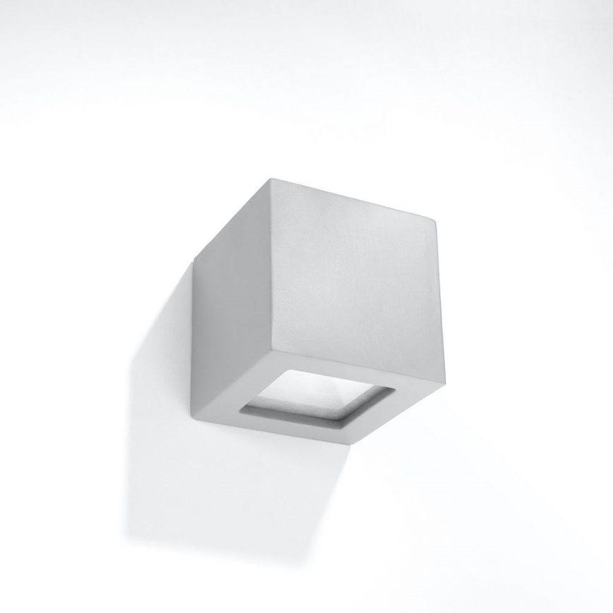 Iluminação de parede LEO 1xE27/60W/230V cinzento