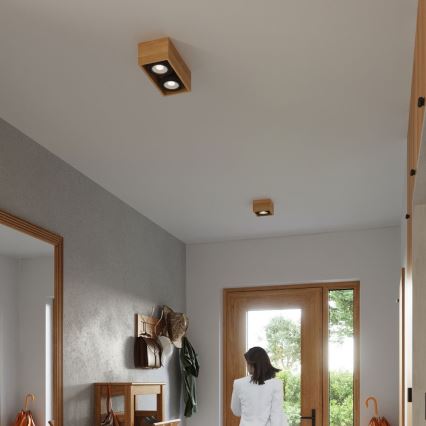 Iluminação de teto QUATRO AR111 2xGU10/40W/230V faia