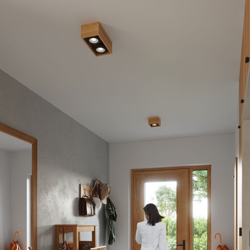 Iluminação de teto QUATRO AR111 2xGU10/40W/230V faia