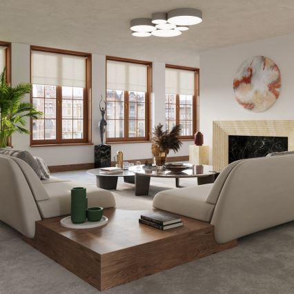 Iluminação de teto ARENA 4xE27/60W/230V cinzento