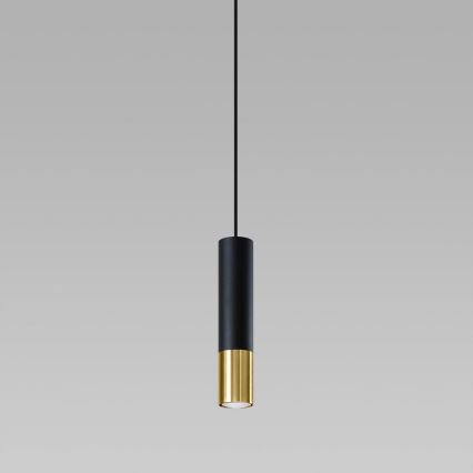 Candelabro suspenso LOOPEZ 1xGU10/40W/230V preto/dourado